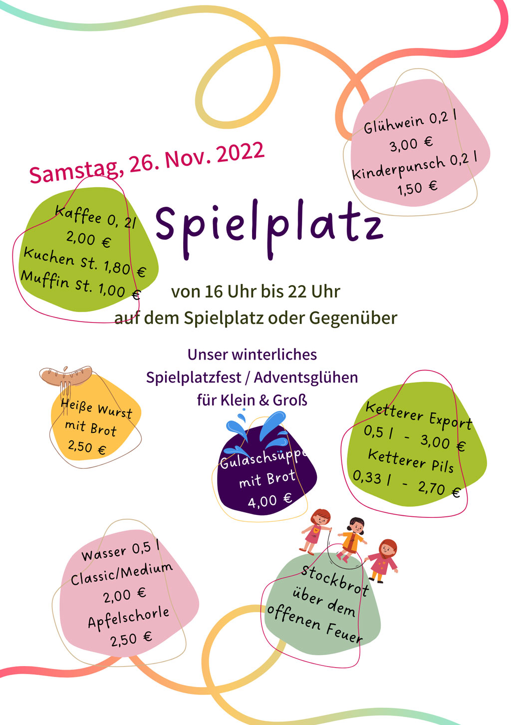 Flyer Sommer Kinder bunt Sp 1